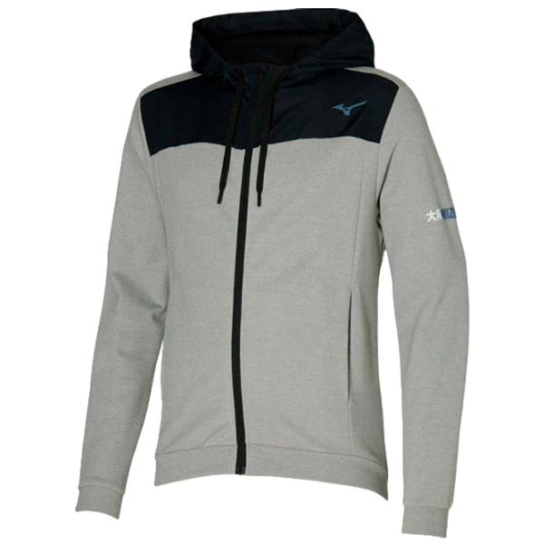 Hanorac pentru bărbați Mizuno k2gc2001  Drept / Gray photo 1 Hanorac pentru bărbați Mizuno k2gc2001  Drept / Gray photo 1
