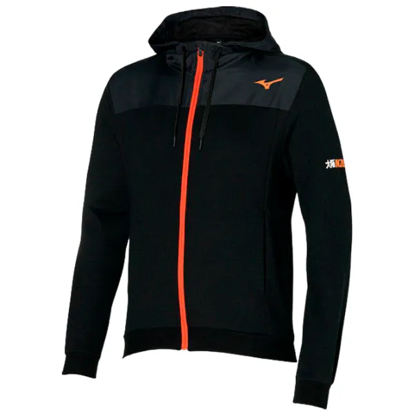 Hanorac pentru bărbați Mizuno k2gc2001  Drept / Black photo 1