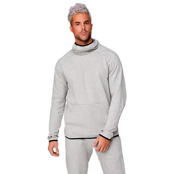 Hanorac pentru bărbați Asics MEN'S THERMAL TOP  Drept / Gray photo 1