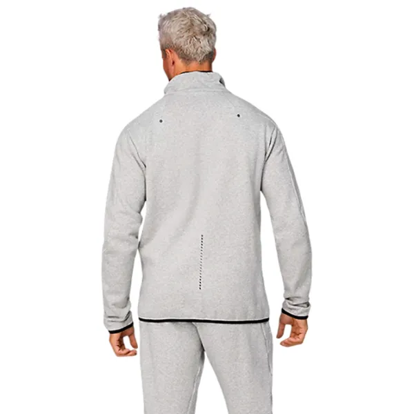 Hanorac pentru bărbați Asics MEN'S THERMAL TOP  Drept / Gray photo 4