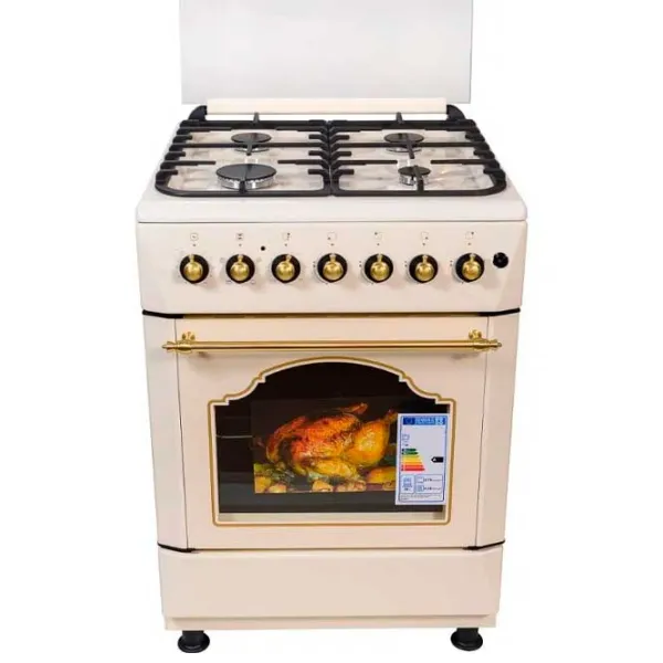 Aragaz Zanetti Z5000 EKR Pe gaz/ Cream/  photo 2 Aragaz Zanetti Z5000 EKR Pe gaz/ Cream/  photo 2