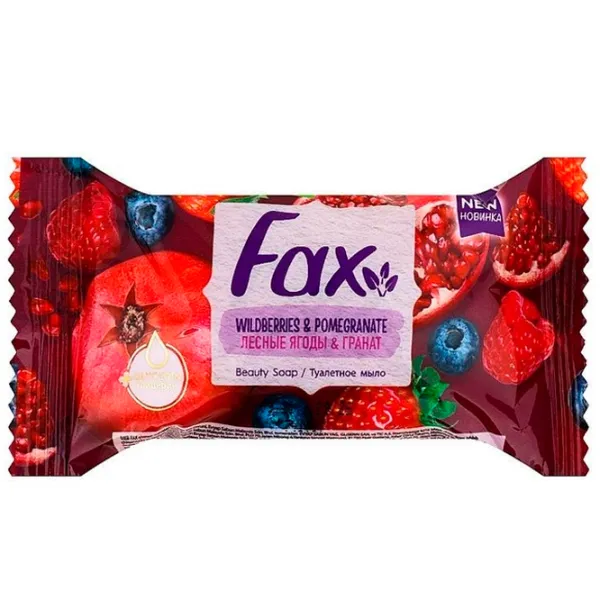 Săpun solid Fax Wild Berries and Pomegranate 60 g photo 1