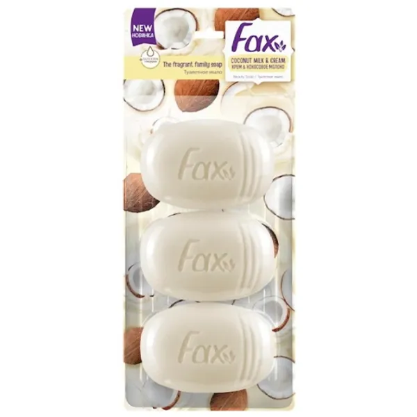 Мыло Fax Coconut Milk & Cream 100 г photo 1