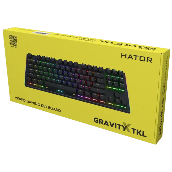 Клавиатура Hator Gravity X TKL Проводная / Черный photo 4