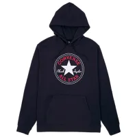Hanorac pentru bărbați Converse Go-To All Star Patch Standard-Fit Pullover Hoodie  Drept / Black