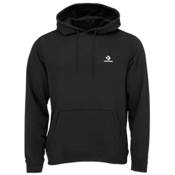 Hanorac pentru bărbați Converse Go-To Embroidered Star Chevron Standard-Fit  Drept / Black photo 1 Hanorac pentru bărbați Converse Go-To Embroidered Star Chevron Standard-Fit  Drept / Black photo 1