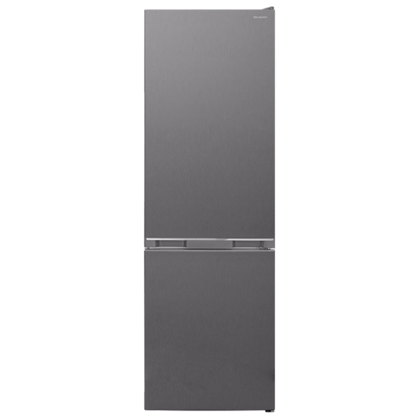 Frigider SHARP SJ-FBB04DTXLE-EU cu congelator jos 268 l / 170 cm / Inox photo 1