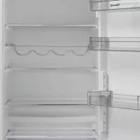 Frigider SHARP SJ-FBB04DTXLE-EU cu congelator jos 268 l / 170 cm / Inox photo 5