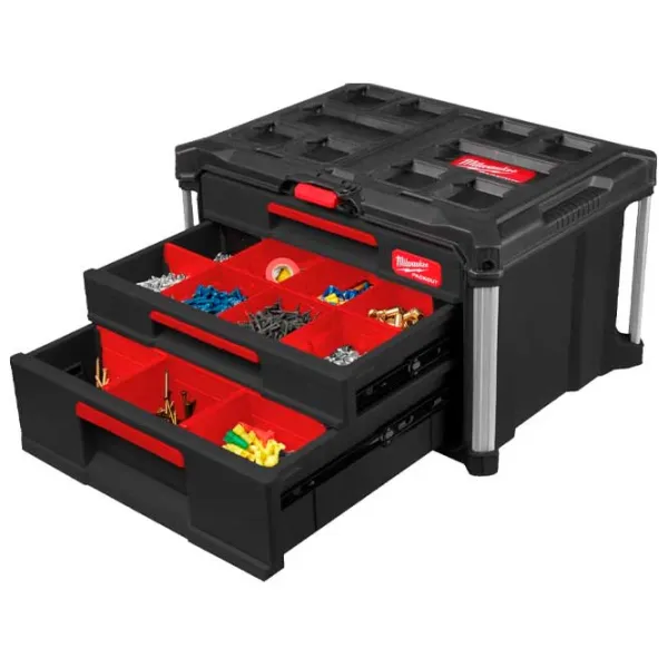 Toolbox Milwaukee 4932493190 3 buc Plastic photo 2