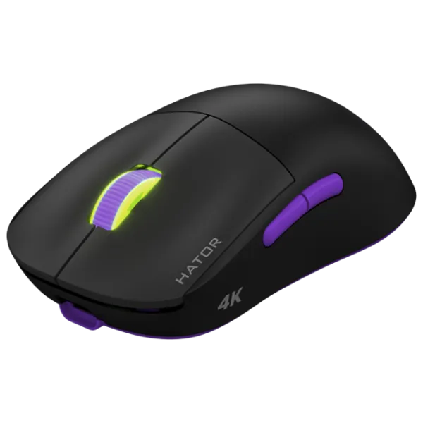 Mouse Hator Quasar 2 Ultra 4K Bluetooth, USB / Black photo 2