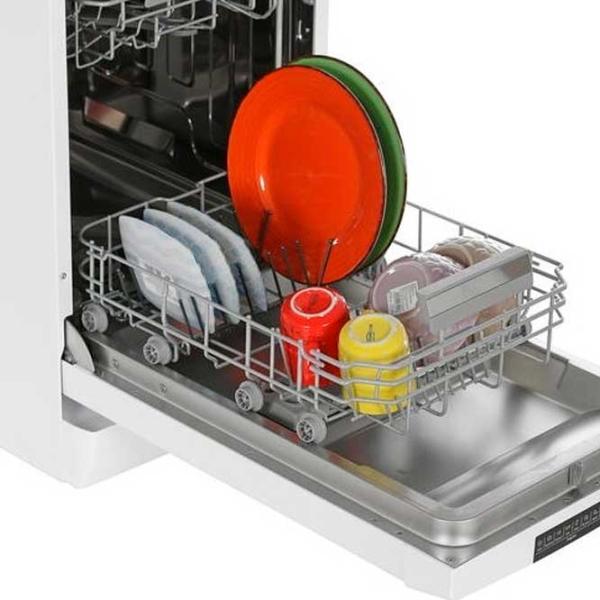 Посудомоечная машина Midea MFD45S370W Узкая / Белый photo 4