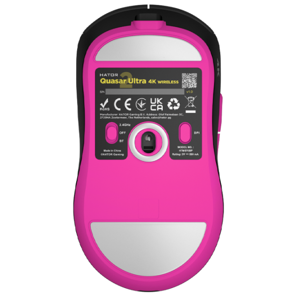 Мышь Hator Quasar 2 Ultra 4K Bluetooth, USB / Черный photo 4