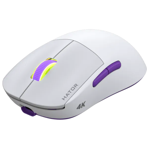 Мышь Hator Quasar 2 Ultra 4K Bluetooth, USB / Белый photo 2