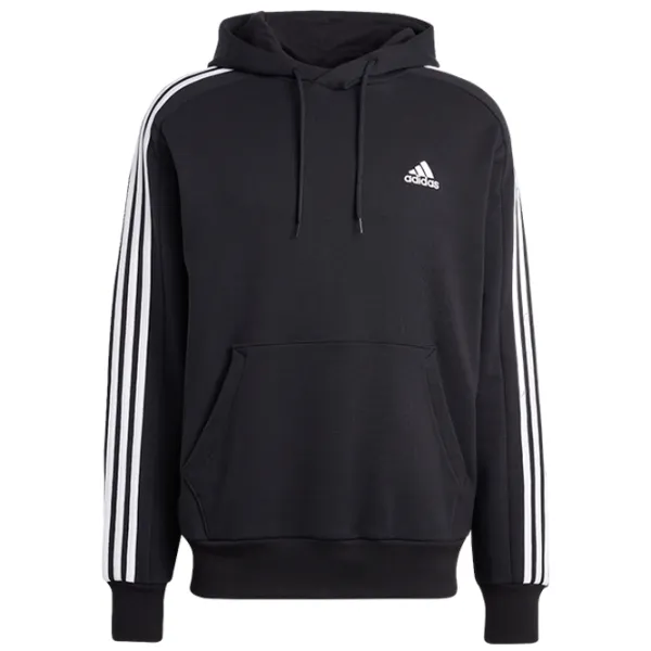 Hanorac pentru bărbați Adidas Essentials French Terry 3-Stripes  Drept / Black photo 1 Hanorac pentru bărbați Adidas Essentials French Terry 3-Stripes  Drept / Black photo 1