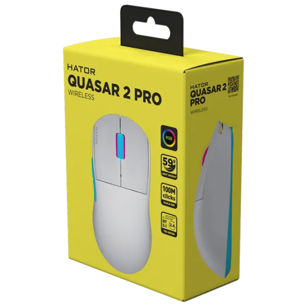 Мышь Hator Quasar 2 PRO USB / Белый photo 5