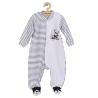 Salopetă unisex New Baby Panda  80 / White