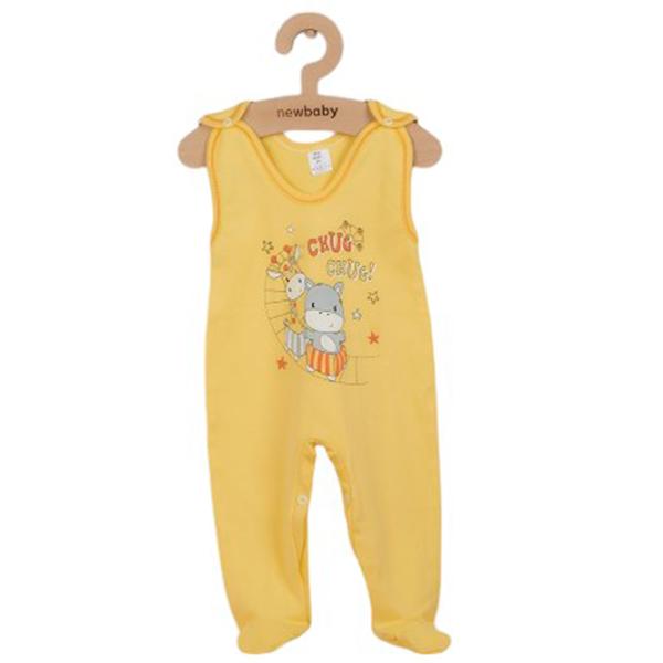 Salopetă unisex New Baby Chug 80 / Yelow photo 1