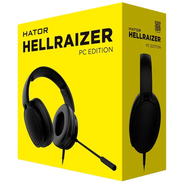 Наушники Hator Hellraizer Черный Проводная/ Игровой photo 5 Наушники Hator Hellraizer Черный Проводная/ Игровой photo 5