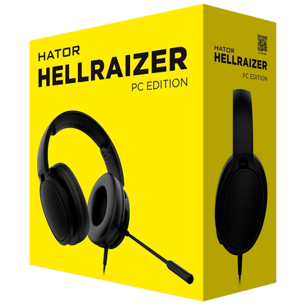 Наушники Hator Hellraizer Черный Проводная/ Игровой photo 5 Наушники Hator Hellraizer Черный Проводная/ Игровой photo 5