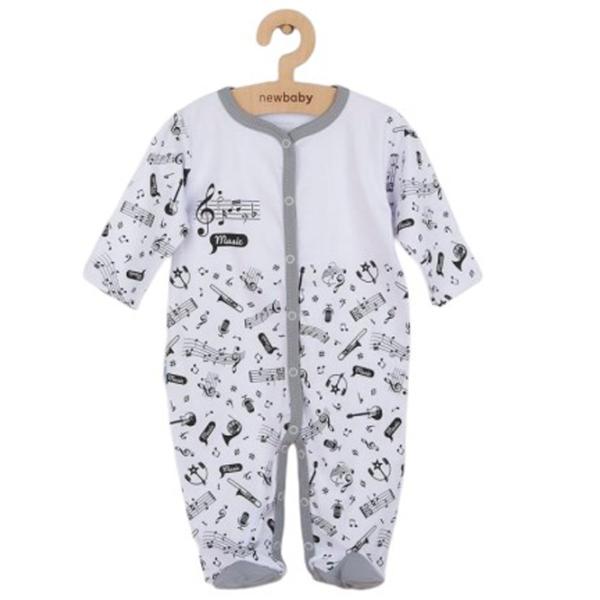 Kомбинезон унисекс New Baby Music 80 / Белый photo 1 Kомбинезон унисекс New Baby Music 80 / Белый photo 1