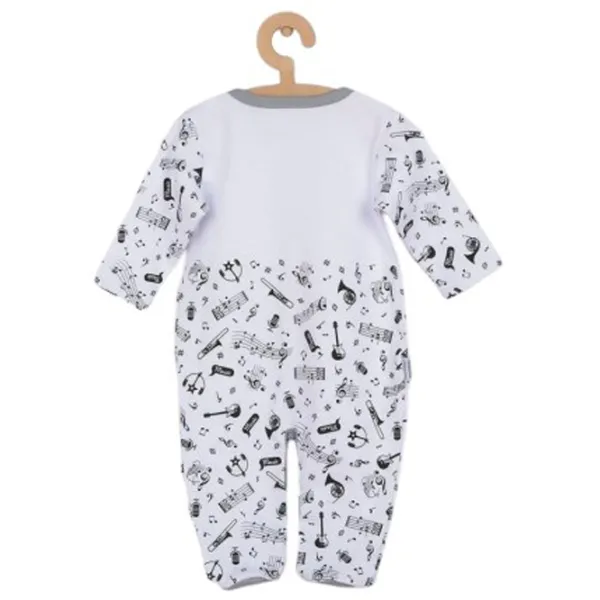 Kомбинезон унисекс New Baby Music 80 / Белый photo 3 Kомбинезон унисекс New Baby Music 80 / Белый photo 3