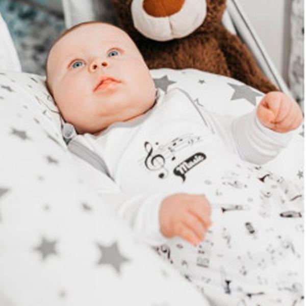 Kомбинезон унисекс New Baby Music 62 / Белый photo 3 Kомбинезон унисекс New Baby Music 62 / Белый photo 3