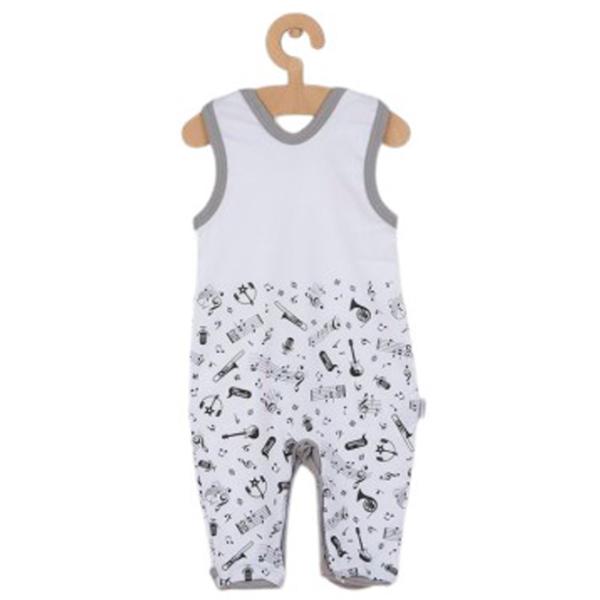 Salopetă unisex New Baby Music 68 / White photo 2