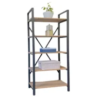 Стеллаж Hopeland EKT-13 180 x 60 x 30см cm / Металл / Black