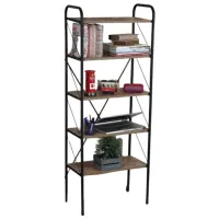 Стеллаж Hopeland EKT-01 160 x 60 x 30см cm / Металл / Black