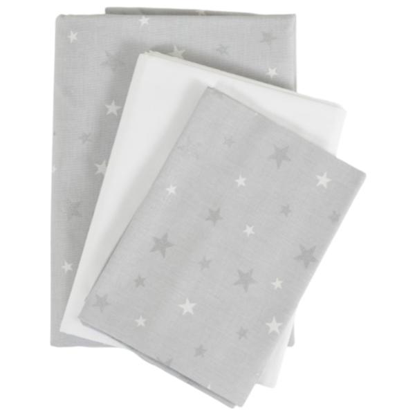 Детское постельное бельё Hugzzz Nook Stars (00822696) Хлопок/ Серый White photo 2 Детское постельное бельё Hugzzz Nook Stars (00822696) Хлопок/ Серый White photo 2