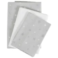 Детское постельное бельё Hugzzz Nook Stars (00822696) Хлопок/ Серый White photo 2