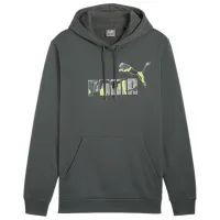 Толстовка для мужчин Puma Ess+ Camo Graphic Hoodie Fl  Прямой / Серый