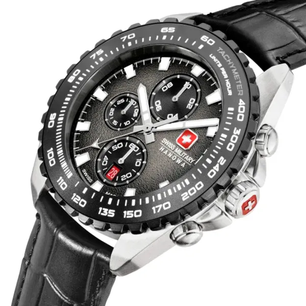 Ceas de mână pentru bărbați Swiss Military Hanowa SMWGC0001830 Cuarț / 45 mm photo 3 Ceas de mână pentru bărbați Swiss Military Hanowa SMWGC0001830 Cuarț / 45 mm photo 3
