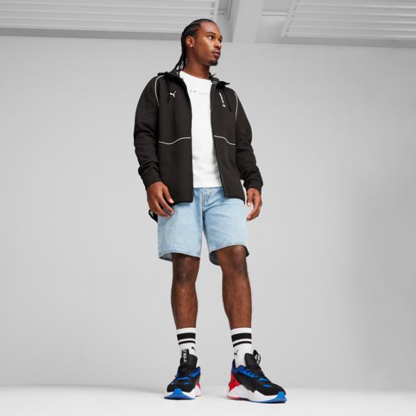 Hanorac pentru bărbați Puma Bmw Mms Hooded Sweat Jacket  Drept / Black photo 9