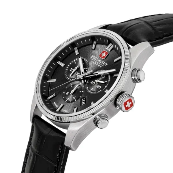 Ceas de mână pentru bărbați Swiss Military Hanowa SMWGC0003101 Cuarț / 43 mm photo 2 Ceas de mână pentru bărbați Swiss Military Hanowa SMWGC0003101 Cuarț / 43 mm photo 2