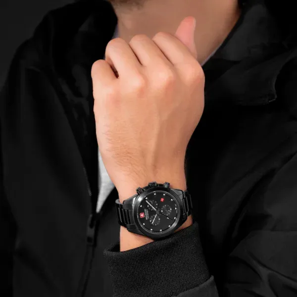 Ceas de mână pentru bărbați Swiss Military Hanowa SMWGI0001930 Cuarț / 44 mm photo 4 Ceas de mână pentru bărbați Swiss Military Hanowa SMWGI0001930 Cuarț / 44 mm photo 4