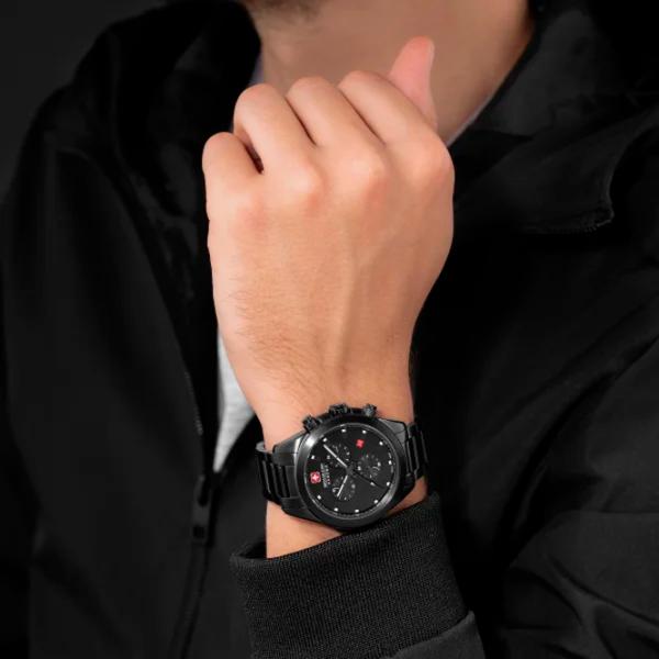 Ceas de mână pentru bărbați Swiss Military Hanowa SMWGI0001930 Cuarț / 44 mm photo 4 Ceas de mână pentru bărbați Swiss Military Hanowa SMWGI0001930 Cuarț / 44 mm photo 4