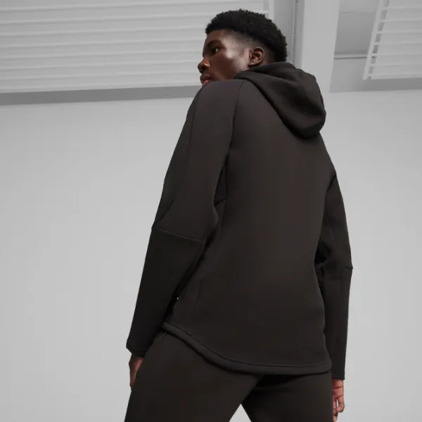 Hanorac pentru bărbați Puma Evostripe Full-Zip Hoodie Dk  Drept / Black photo 7