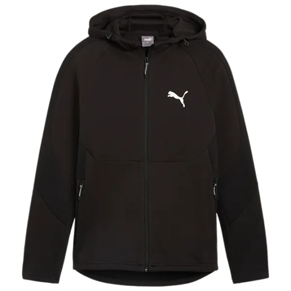 Hanorac pentru bărbați Puma Evostripe Full-Zip Hoodie Dk  Drept / Black photo 1