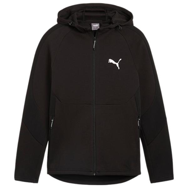 Hanorac pentru bărbați Puma Evostripe Full-Zip Hoodie Dk  Drept / Black photo 1