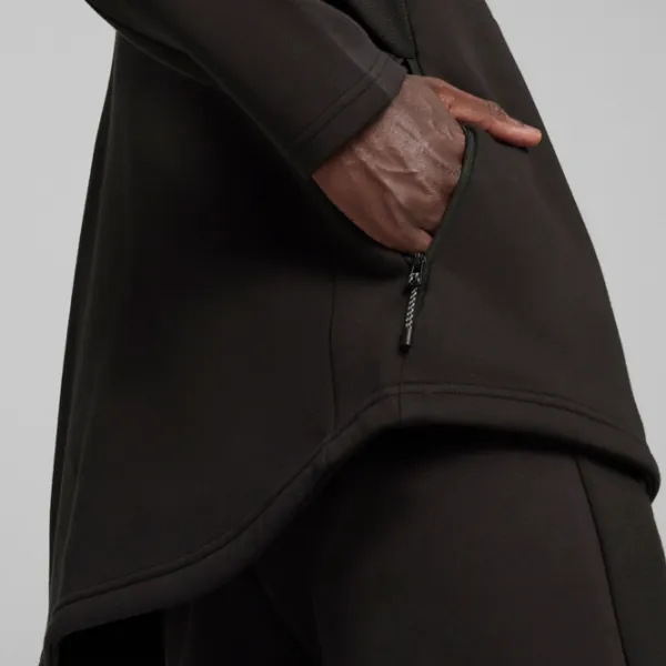 Hanorac pentru bărbați Puma Evostripe Full-Zip Hoodie Dk  Drept / Black photo 7