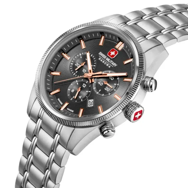 Ceas de mână pentru bărbați Swiss Military Hanowa SMWGI0003103 Cuarț / 43 mm photo 3 Ceas de mână pentru bărbați Swiss Military Hanowa SMWGI0003103 Cuarț / 43 mm photo 3