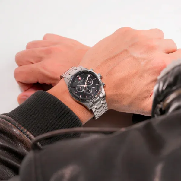 Ceas de mână pentru bărbați Swiss Military Hanowa SMWGI0003103 Cuarț / 43 mm photo 4 Ceas de mână pentru bărbați Swiss Military Hanowa SMWGI0003103 Cuarț / 43 mm photo 4
