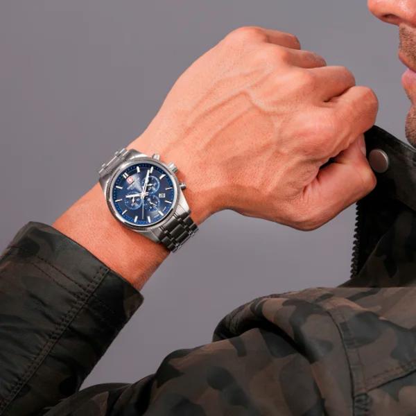 Ceas de mână pentru bărbați Swiss Military Hanowa SMWGI0003104 Cuarț / 43 mm photo 4 Ceas de mână pentru bărbați Swiss Military Hanowa SMWGI0003104 Cuarț / 43 mm photo 4