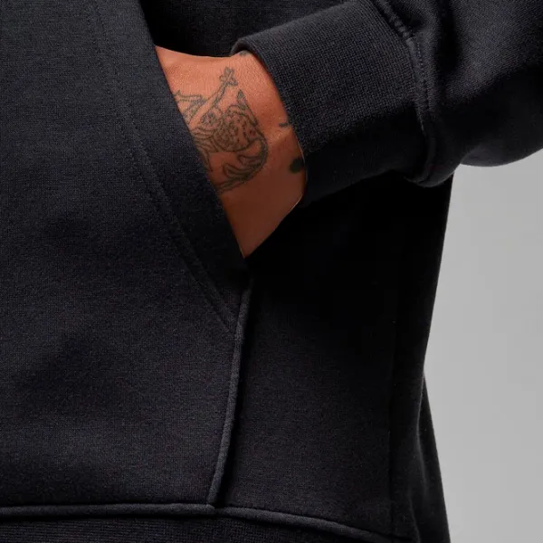 Толстовка для мужчин Jordan Ess Flc Baseline Hoodie  Прямой / Черный photo 10