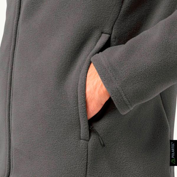 Hanorac pentru bărbați Jack Wolfskin Winterstein Fz M  Drept / Slate photo 9