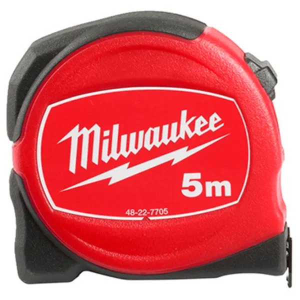 Ruletă Milwaukee slimline 5 m / Red photo 1 Ruletă Milwaukee slimline 5 m / Red photo 1