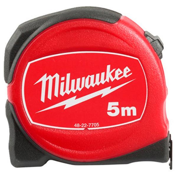 Ruletă Milwaukee slimline 5 m / Red photo 1 Ruletă Milwaukee slimline 5 m / Red photo 1