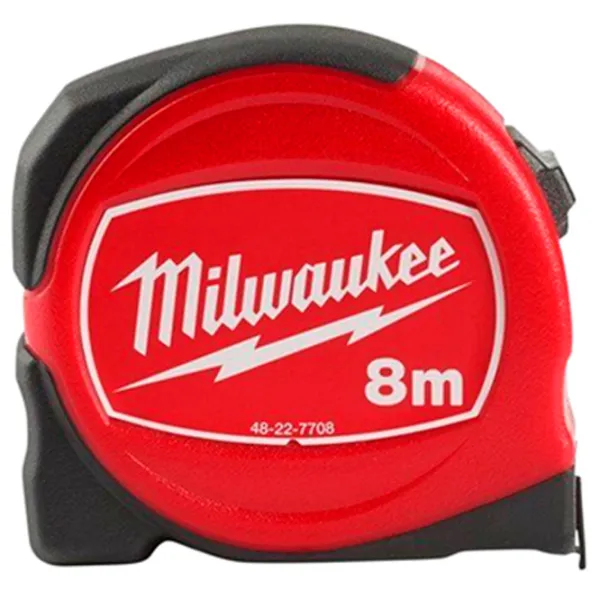 Ruletă Milwaukee slimline 8 m / Red photo 1 Ruletă Milwaukee slimline 8 m / Red photo 1