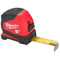 Рулетка Milwaukee Pro Compact C5 5 м / Красный